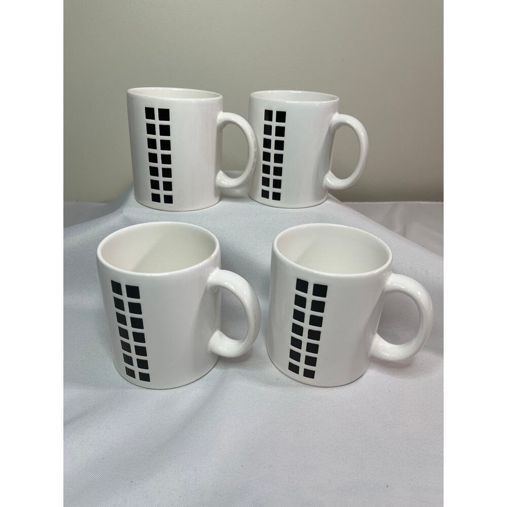 Waechtersbach Made in Spain Set of 4 Mugs 1980's Vintage